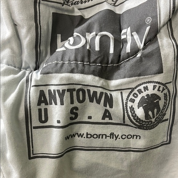 Born Fly Men’s Yellow and Red Art Patchwork Slim Straight Jeans Sz 34 - Picture 9 of 10